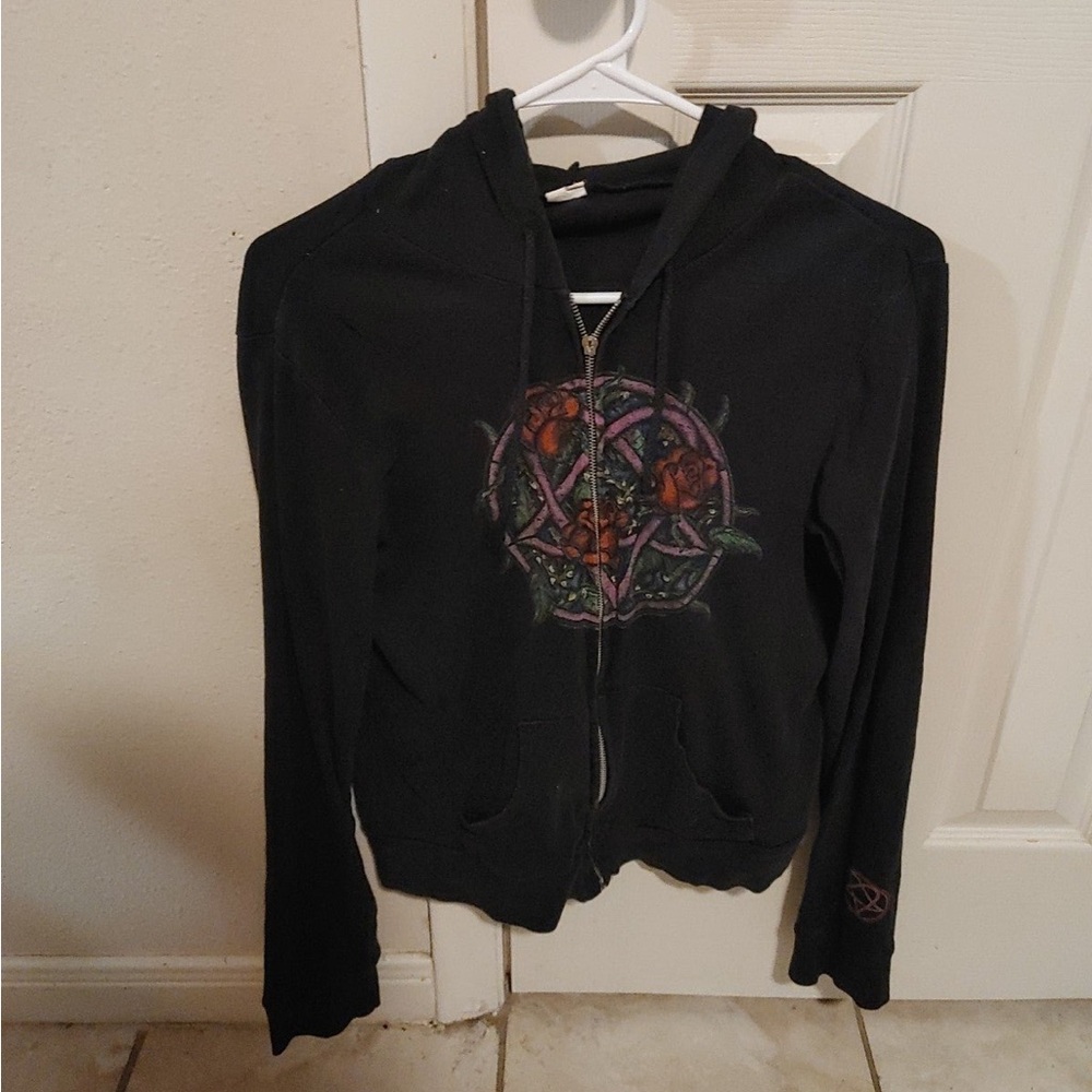 Vintage HIM Heartagram women's hoodie size medium